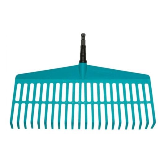 Gardena Gartenrechen Türkis Stahl 430 mm 16 Zähne ohne Stiel