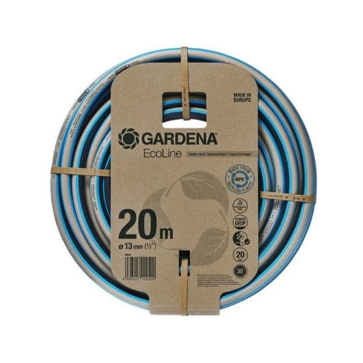 Manguera de Jardín Sostenible Gardena EcoLine 20m 13mm TPE Resistente UV y Heladas 20 bar