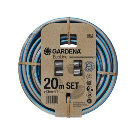 Conjunto de Mangueira Sustentável Ecoline 20 m 13 mm com Acessórios Reciclados