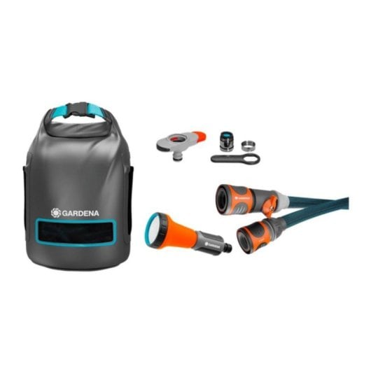 GARDENA Liano Xtreme Textilschlauch 10m 13mm PVC Anschluss Set Schwarz 35 bar
