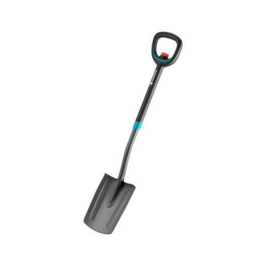 Pelle de drainage ergonomique Gardena ErgoLine Acier Inoxydable 126 cm Manche D réglable Noir