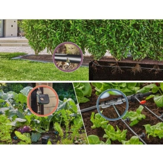 Automatisches Bewässerungssystem Micro-Drip Gardena für bis zu 7 Töpfe und 3 Kästen