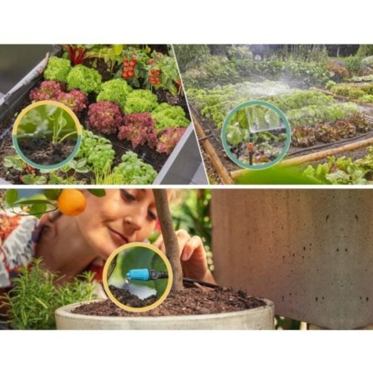 Automatisches Bewässerungssystem Micro-Drip Gardena für bis zu 7 Töpfe und 3 Kästen