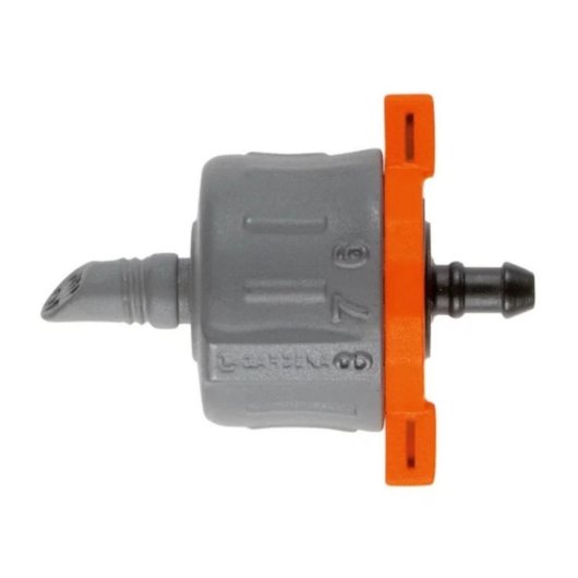 Gotejador Final Regulável Gardena com Regulador de Pressão 1-8 L/h 1-4 Bar