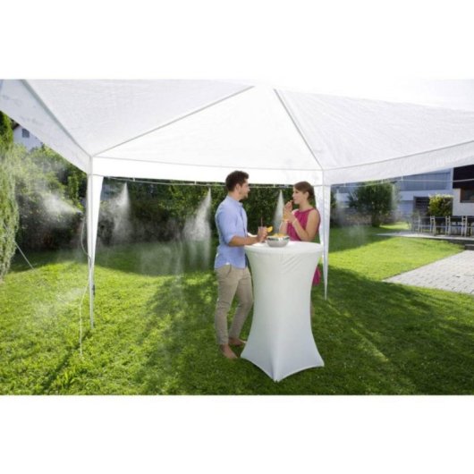 Kit de nebulización Gardena 10m, temporizador Easy Plus, 7 microbrumizadores, montaje sencillo