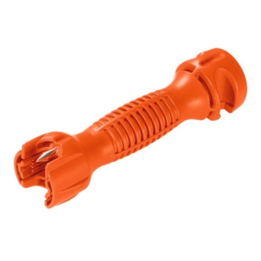 Herramienta de Instalación Micro-Drip con Punta Metálica y Soporte para Agujas, Plástico Naranja