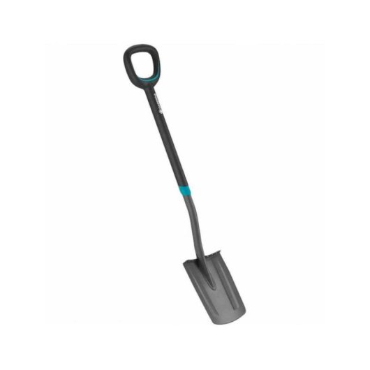 Gardena ErgoLine Grabspaten 117 cm, ergonomischer D-Griff, scharfe Klinge, schwarz