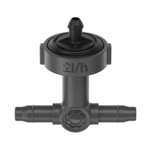 Gardena Dripper 2 l/h End-Line Montage, Schwarz, Kunststoff, 10 Stück