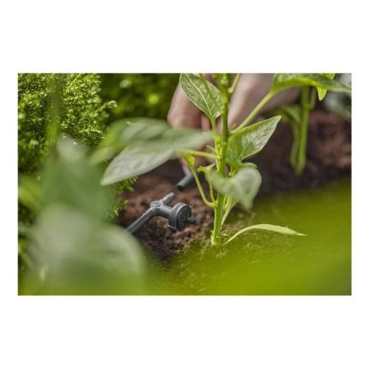 Gardena Dripper 2 l/h End-Line Montage, Schwarz, Kunststoff, 10 Stück