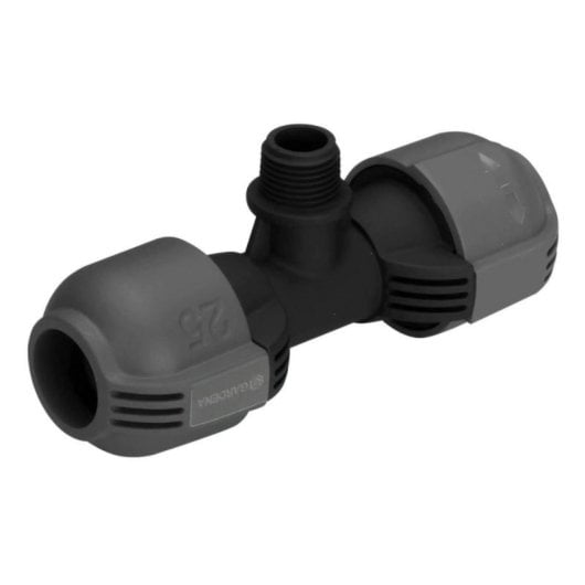 Conector Manguera Gardena 2786-20 Union en T 25 mm 1/2" Noir