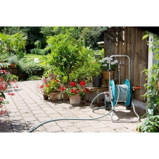 Conjunto de conexión Gardena 13mm 1,5 m, 22 bar, PVC, Azul, Gris