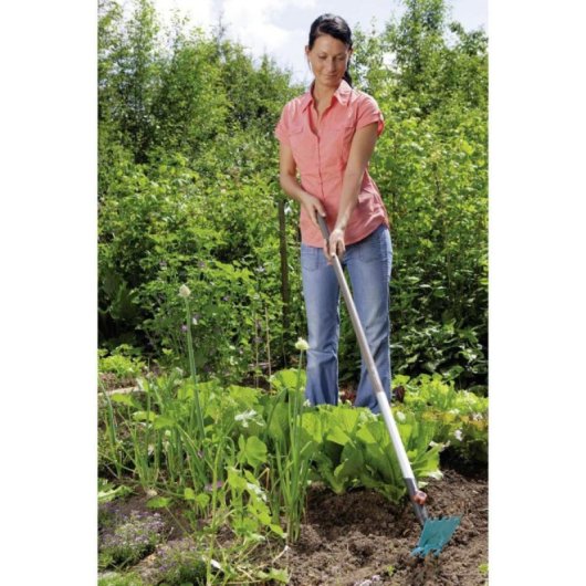 Gardena Azada Doble 9 cm Blau Hochwertiger Stahl Rechteckig 25 Jahre Garantie