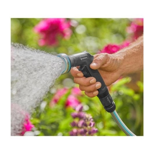 EcoLine Gardena Pistole mit ergonomischem Griff und recyceltem Kunststoff, Schwarz