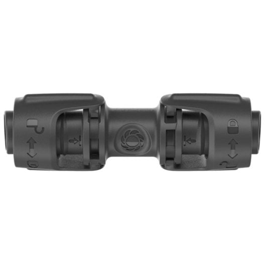 Gardena 13 mm Micro-Drip Verbindungstück Schwarz, einfache Installation und zuverlässige Verbindung