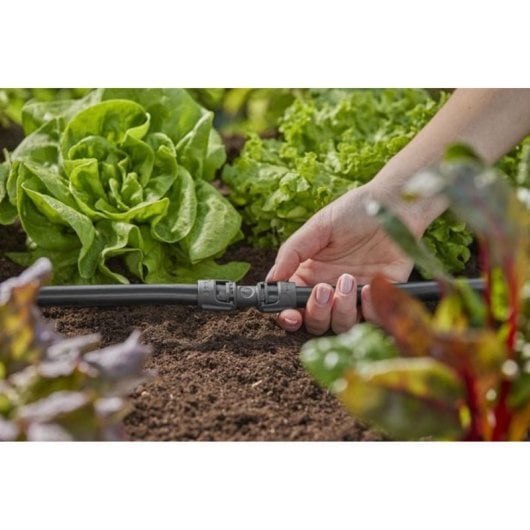 Gardena 13 mm Micro-Drip Verbindungstück Schwarz, einfache Installation und zuverlässige Verbindung