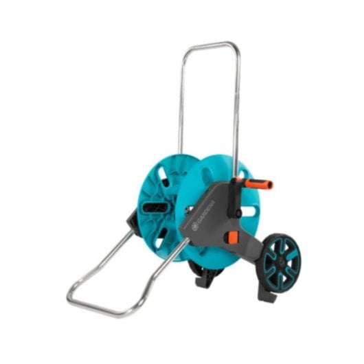 Gardena AquaRoll M Schlauchwagen 60 m Kapazität, manuelle Aufwicklung, ergonomisch, mobil