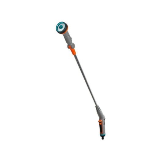 Gardena Comfort Spritzlanze mit verstellbarem Durchfluss, ergonomisch, frostgeschützt, Kunststoff Grau/Orange