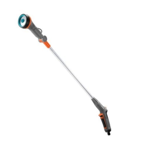 Gardena Comfort Spritzlanze mit verstellbarem Durchfluss, ergonomisch, frostgeschützt, Kunststoff Grau/Orange