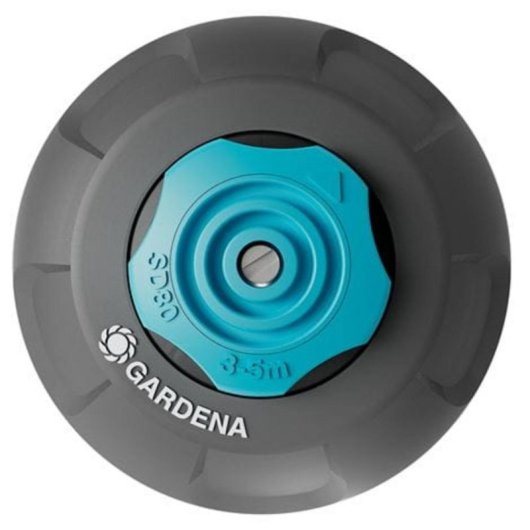 Aspersor Pop-up Gardena SD80 Schwarz/Grün für bis zu 80 m² Rasenfläche
