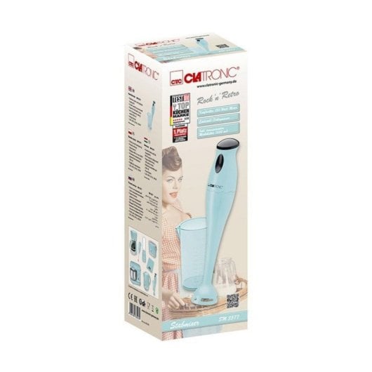 Clatronic SM 3577 Frullatore Verde 0,5 L 180 W Motore Potente 220-240 V