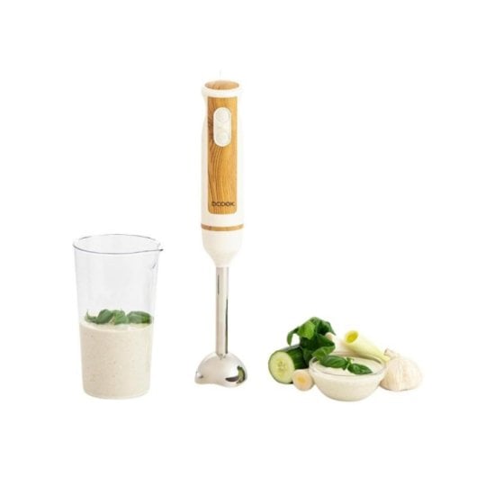 Batidora de mano Baltic Dcook 600W con vaso medidor 0,6L Turbo acero inoxidable