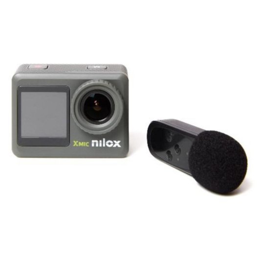 Cámara Deportiva 4K Ultra HD 8MP 120pps Pantalla LCD 2" Estabilizador EIS Nilox NXACXMIC