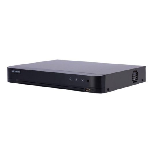 DVR 8 canales 3K Hikvision Pro iDS-7208HQHI-M1/XT Reconocimiento facial y AcuSearch, H.265 Pro+, 10TB, Sonido bidireccio