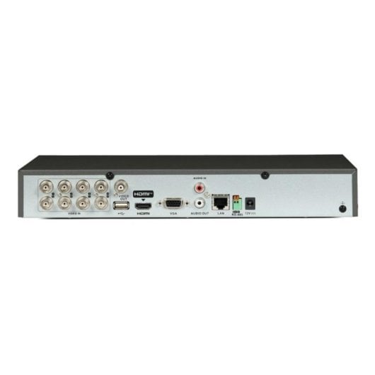 DVR 8 canales 3K Hikvision Pro iDS-7208HQHI-M1/XT Reconocimiento facial y AcuSearch, H.265 Pro+, 10TB, Sonido bidireccio