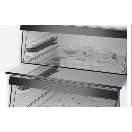 Frigorífico Whirlpool Combi No Frost 203cm 355L A Inox Compartimento zona fresca