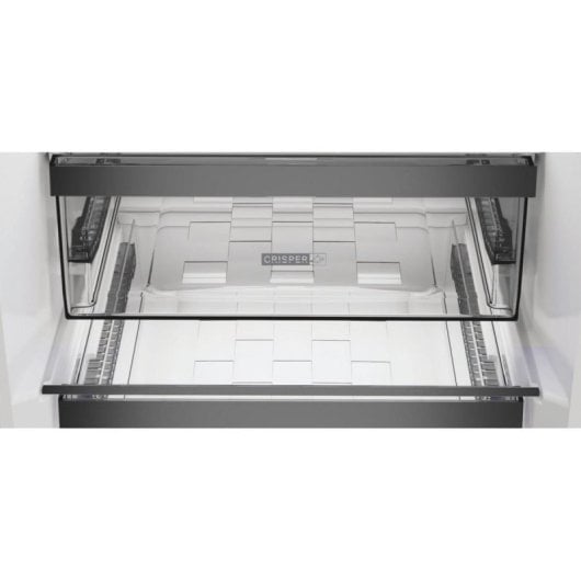 Frigorífico Whirlpool Combi No Frost 203cm 355L A Inox Compartimento zona fresca
