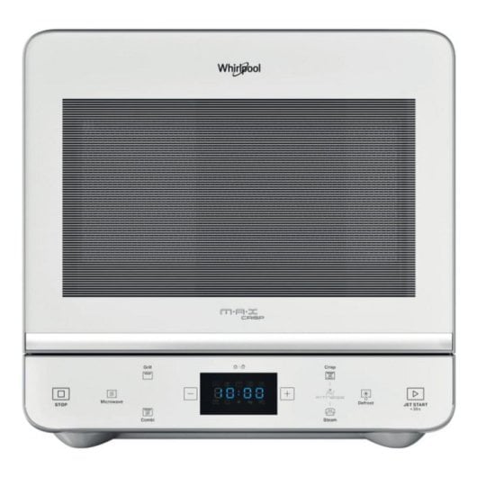Mikrowelle Whirlpool MAX 49 WSL 13 Liter 700W mit Grill und LED-Display Funktionen