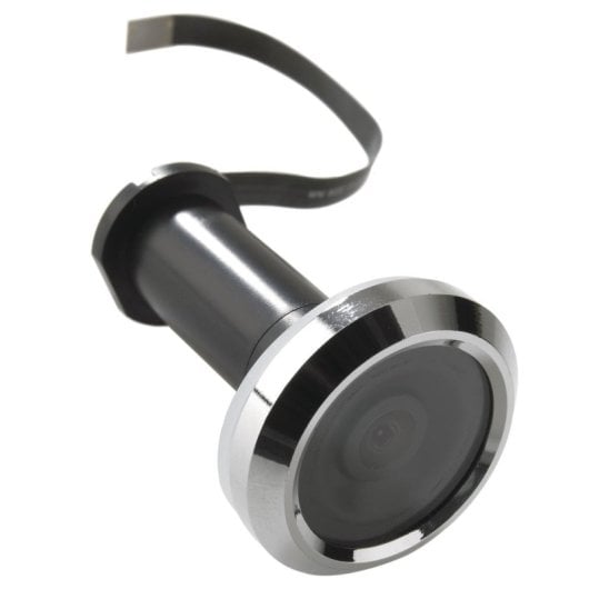 Mirilla digital Yale YY45 0.3MP, pantalla 3.2", ángulo 105º, blanca, batería AAA