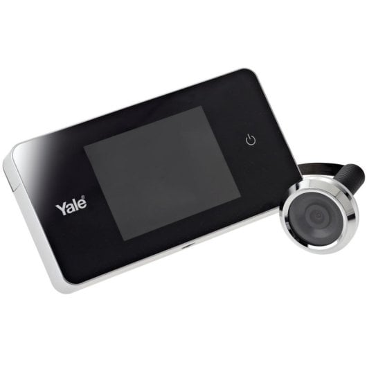 Mirilla digital Yale YY45 0.3MP, pantalla 3.2", ángulo 105º, blanca, batería AAA