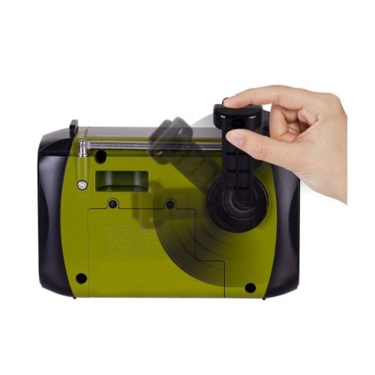 Trevi RA 7F30 BT Rádio Portátil Bluetooth AM/FM/SW Solar MicroSD USB Preto/Verde