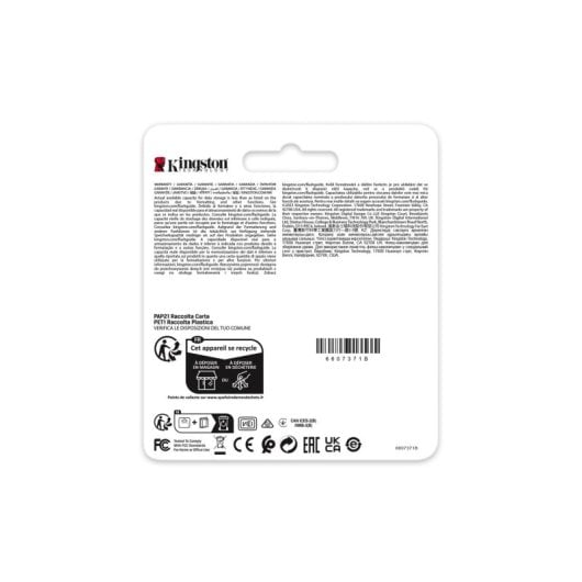 8GB SDXC UHS-I U3 V30 A1 pSLC Temperatura Extrema 100MB/s 80MB/s Negra Resistente