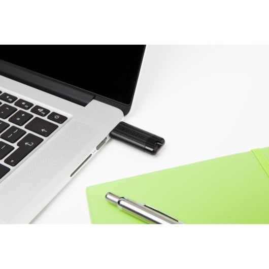 Verbatim PinStripe 64GB USB 3.2 Gen 1 Typ A Slide Schwarz Leicht