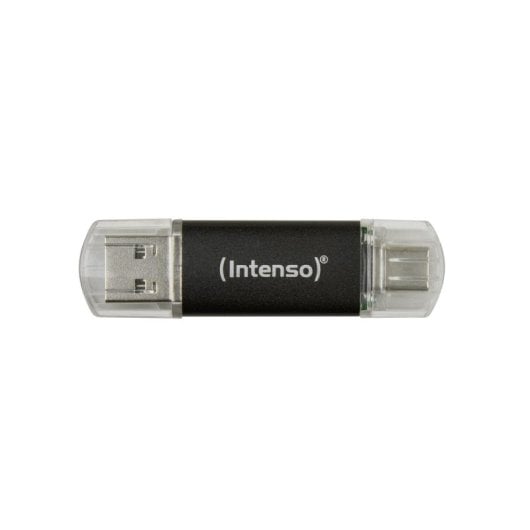 Intenso 64 GB USB 3.2 Gen 1 Typ-C & Typ-A Anthrazit Aluminium