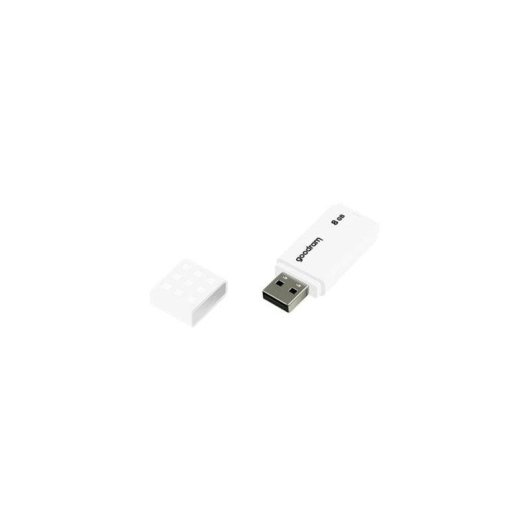 Unidad flash Goodram UME2 8GB USB 2.0 Blanco con tapa resistente