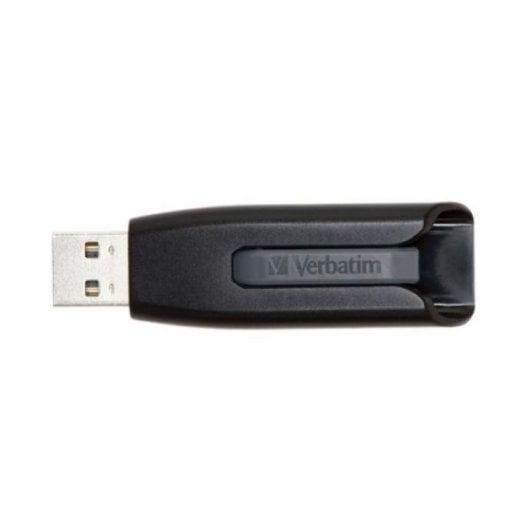 64GB USB 3.0 SuperSpeed retráctil sin tapa Negro Gris Store 'n' Go V3