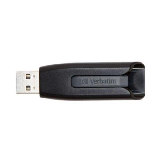 USB-Stick Verbatim Store 'n' Go V3 64GB USB 3.0 Schwarz Grau Retraktives Design