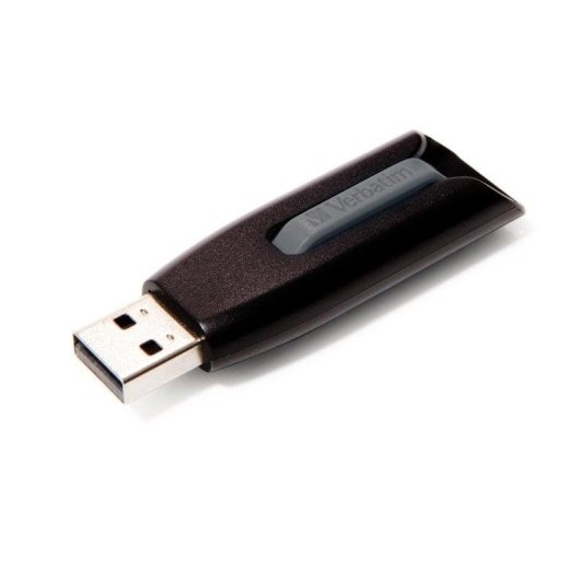 USB-Stick Verbatim Store 'n' Go V3 64GB USB 3.0 Schwarz Grau Retraktives Design
