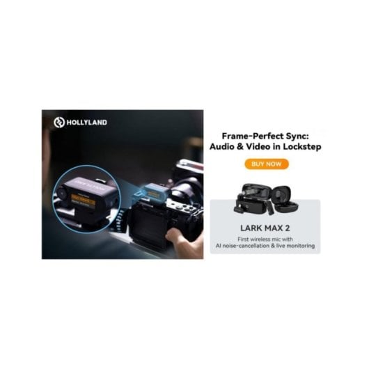 Système sans fil Hollyland LARK MAX 2 Combo Ultime 2 émetteurs 3 récepteurs sans fil