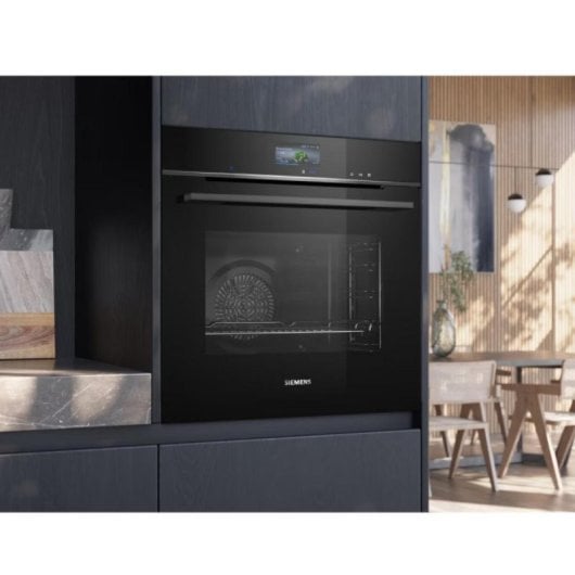 Horno eléctrico Siemens HS736G3B1 71 litros Negro/Inox con autolimpieza y Home Connect