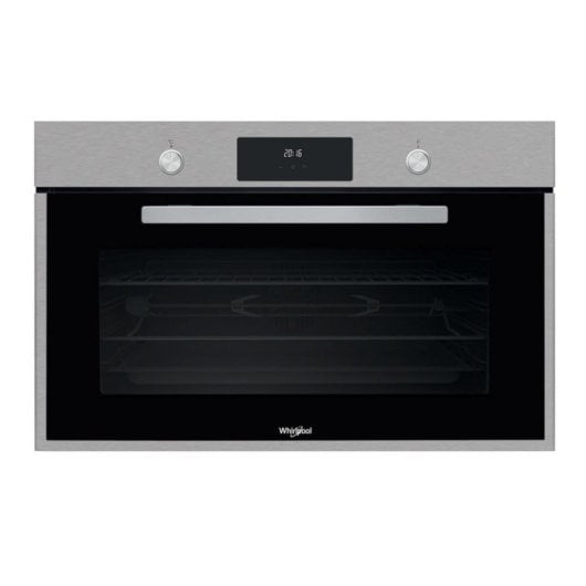 Horno eléctrico Whirlpool MSA K5V IX WH 100L Inox con convección forzada y 8 programas