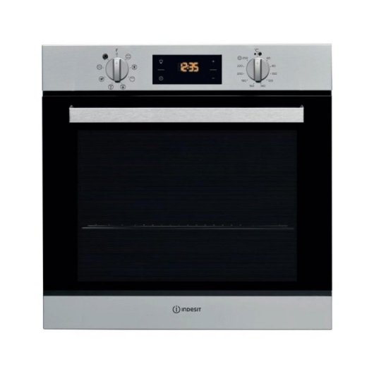 Forno elétrico Indesit IFW6540PIX 66 litros Inox com autolimpeza pirolítica e convecção