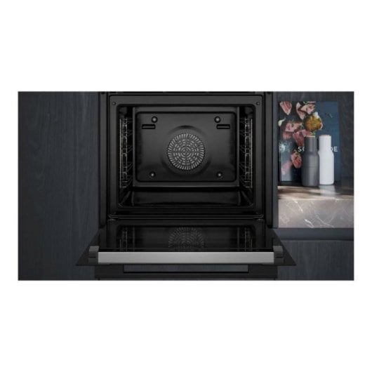 Forno elétrico Siemens HR776G1B1 71 L Preto com função autolimpeza e controle por voz