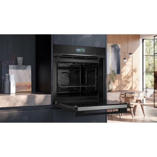 Forno elétrico Siemens HR776G1B1 71 L Preto com função autolimpeza e controle por voz