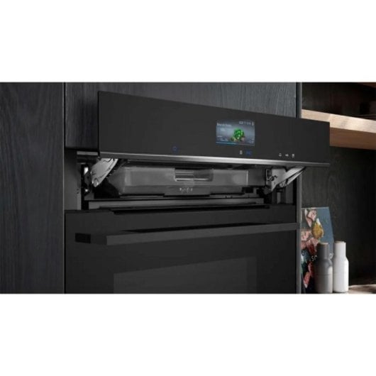 Forno elétrico Siemens HR776G1B1 71 L Preto com função autolimpeza e controle por voz