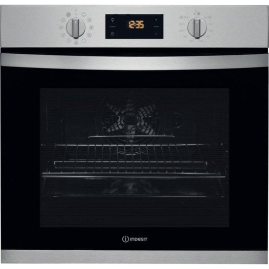 Forno elétrico Indesit IFW 3844 H IX 71L Inox com autolimpeza e 11 programas