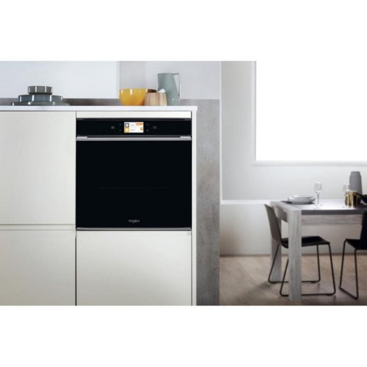 Horno eléctrico Whirlpool W11OM14MS2P 73L Gris oscuro autolimpieza pirolítica sonda carne